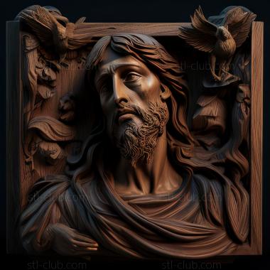 3D model st jesus (STL)